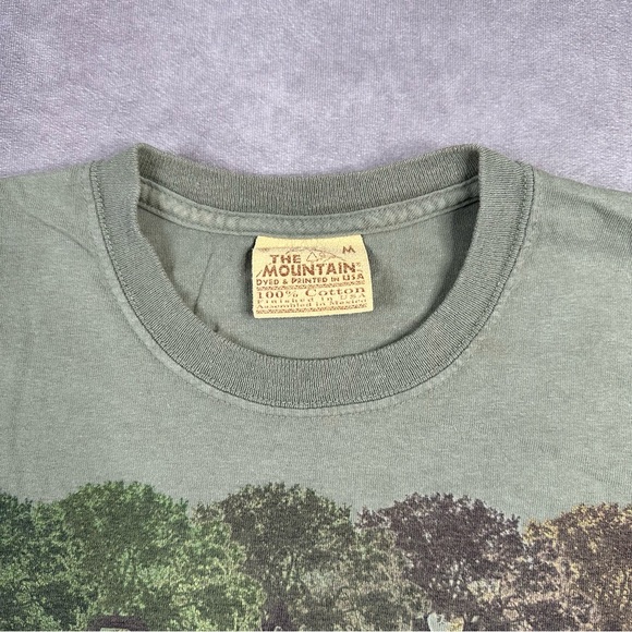 The Mountain 2008 Obama Change Tree Roots Short Sleeve T-Shirt Size Medium - Picture 2 of 9